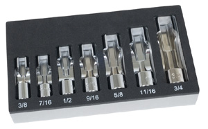 LIS-13180 Lisle 13180 7 pc. SAE Flare Nut Socket Set